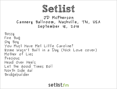 JD McPherson at AmericanaFest 2015 Setlist