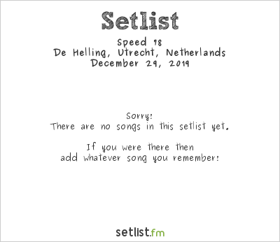 Speed 78 at Excelsior Recordings Supportersdag 2019 Setlist