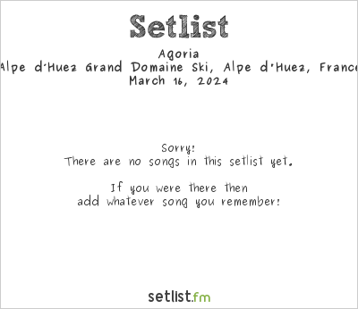 Agoria at Tomorrowland 2024 Setlist