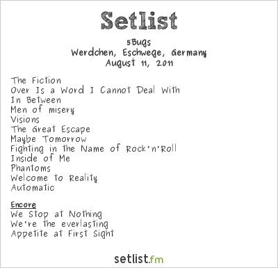 5Bugs at Open Flair 2011 Setlist
