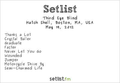 Third Eye Blind at EarthFest 2012 Setlist