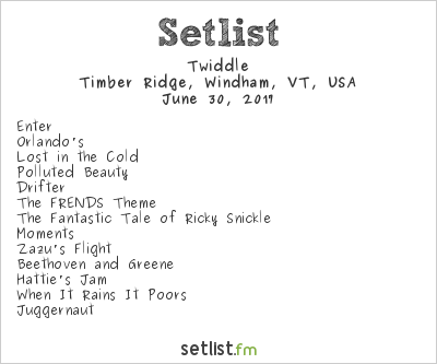 Twiddle at The Frendly Gathering 2017 Setlist