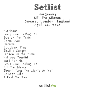 Morganway at Omeara, London, England Setlist
