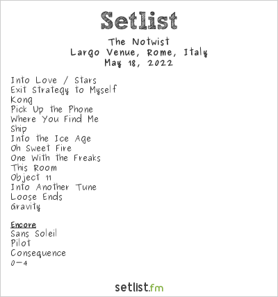 The Notwist at Largo Venue, Rome, Italy Setlist