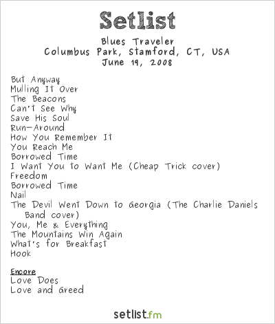 Blues Traveler at Columbus Park, Stamford, CT, USA Setlist
