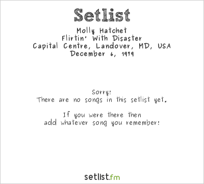Molly Hatchet at Capital Centre, Landover, MD, USA Setlist