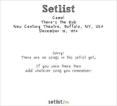 Camel at New Century Theatre, Buffalo, NY, USA Setlist