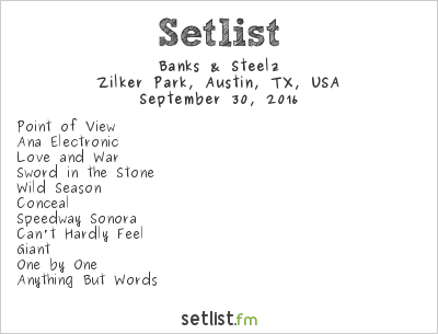 Banks & Steelz at Austin City Limits 2016 Setlist