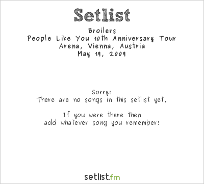 Broilers at Arena, Vienna, Austria Setlist
