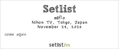 m‐flo at Best Artist 2025 Setlist