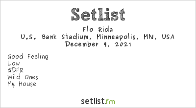 Flo Rida at U.S. Bank Stadium, Minneapolis, MN, USA Setlist