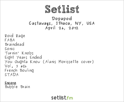 Dopapod at Castaways, Ithaca, NY, USA Setlist