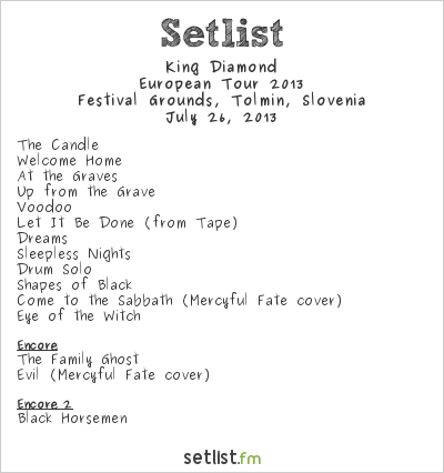 King Diamond at Metaldays 2013 Setlist