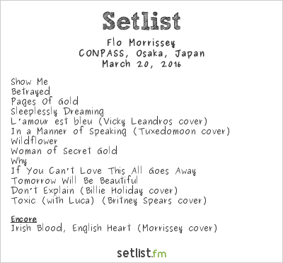 Flo Morrissey at CONPASS, Osaka, Japan Setlist