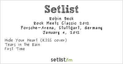Robin Beck at Porsche-Arena, Stuttgart, Germany Setlist