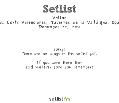 Voltor at Festivern 2016 Setlist