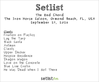 The Red Chord at Night Shift Party Weekend 2025 Setlist