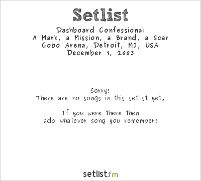 Dashboard Confessional at The Night 89X Stole Christmas 6 Setlist