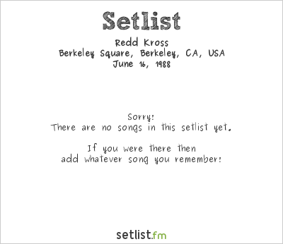 Redd Kross at Berkeley Square, Berkeley, CA, USA Setlist