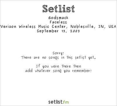 Godsmack at WRZX X-Fest 2003 Setlist