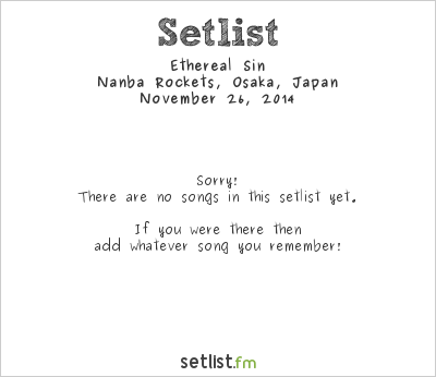 Ethereal Sin at Pagan Metal Alliance 2014 Setlist