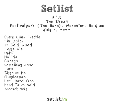 alt‐J at Rock Werchter 2022 Setlist