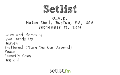 O.A.R. at Mix 104.1 MIXFest 2014 Setlist