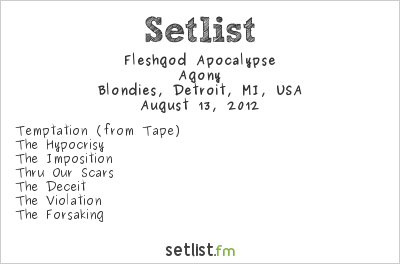 Fleshgod Apocalypse at Blondies, Detroit, MI, USA Setlist