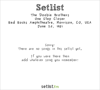 The Doobie Brothers at Red Rocks Amphitheatre, Morrison, CO, USA Setlist