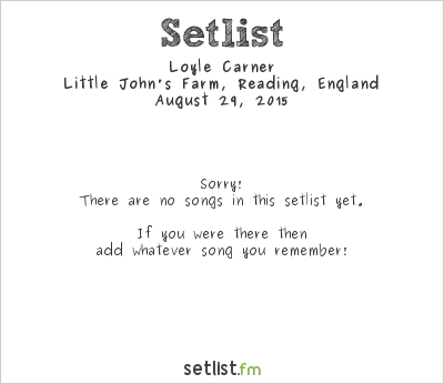 Loyle Carner at Reading Festival 2015 Setlist