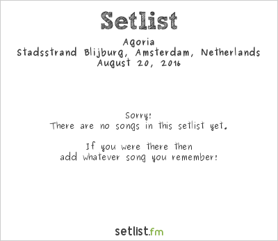 Agoria at Straf_Werk Festival 2016 Setlist